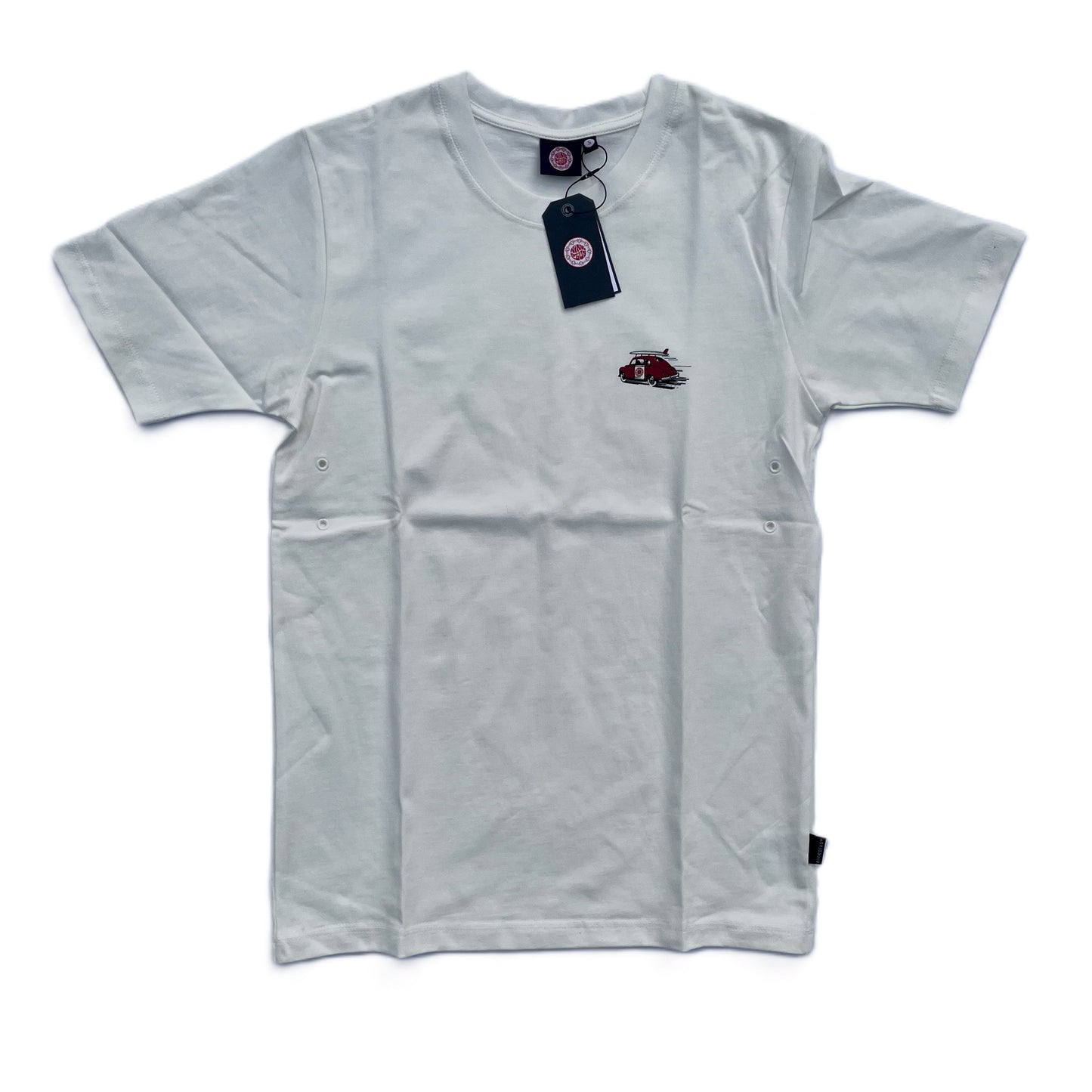 Nineplus T-Shirt | Gone Surfin | White | Slim Fit