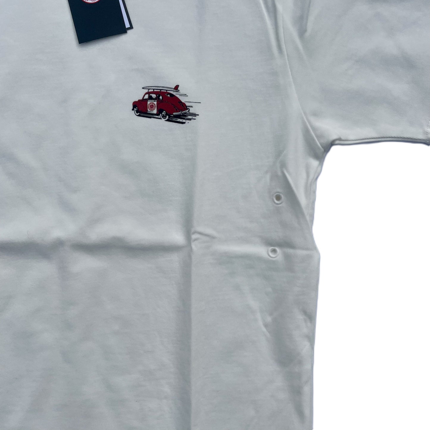 Nineplus T-Shirt | Gone Surfin | White | Slim Fit