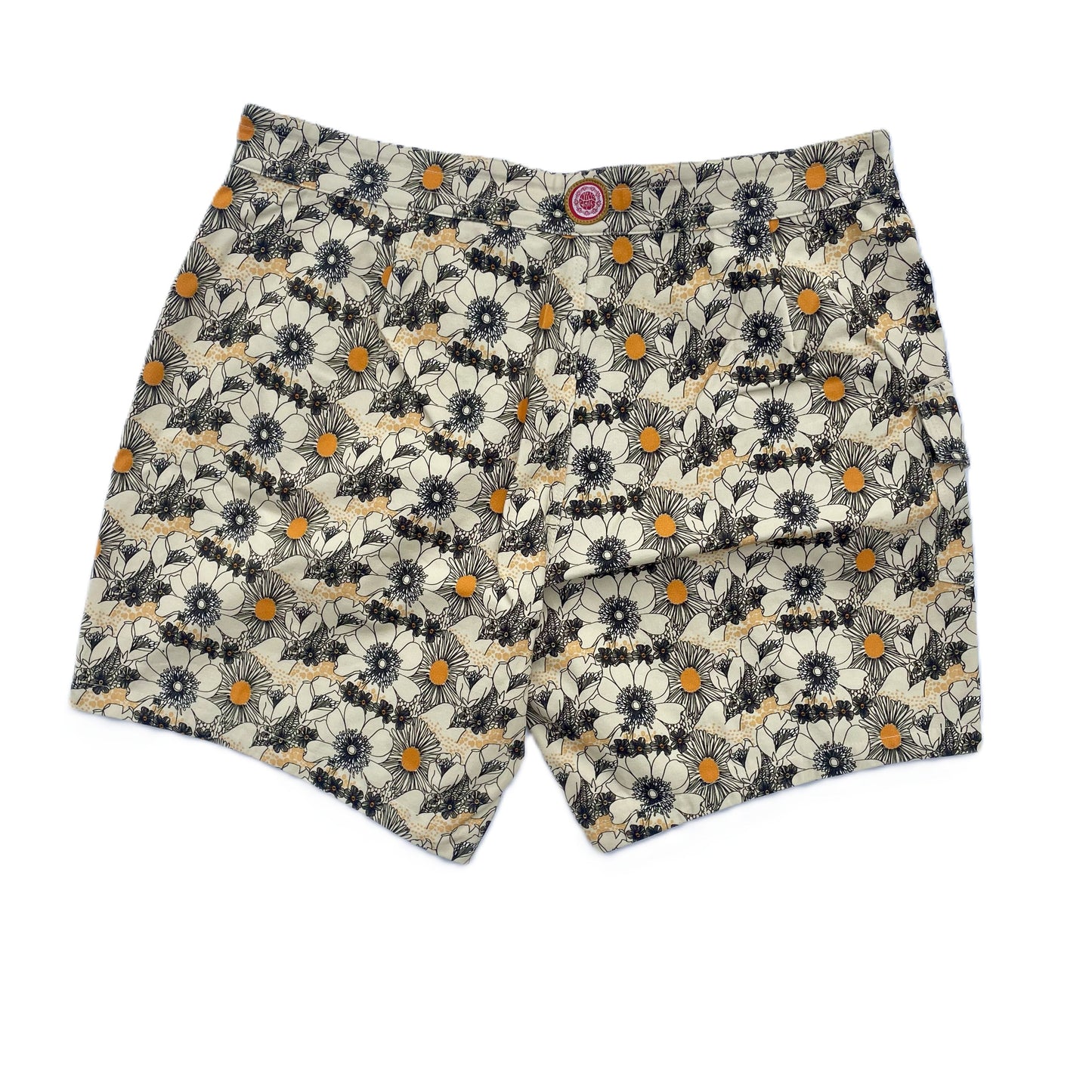 Canvas Boardshorts | Cream Floral