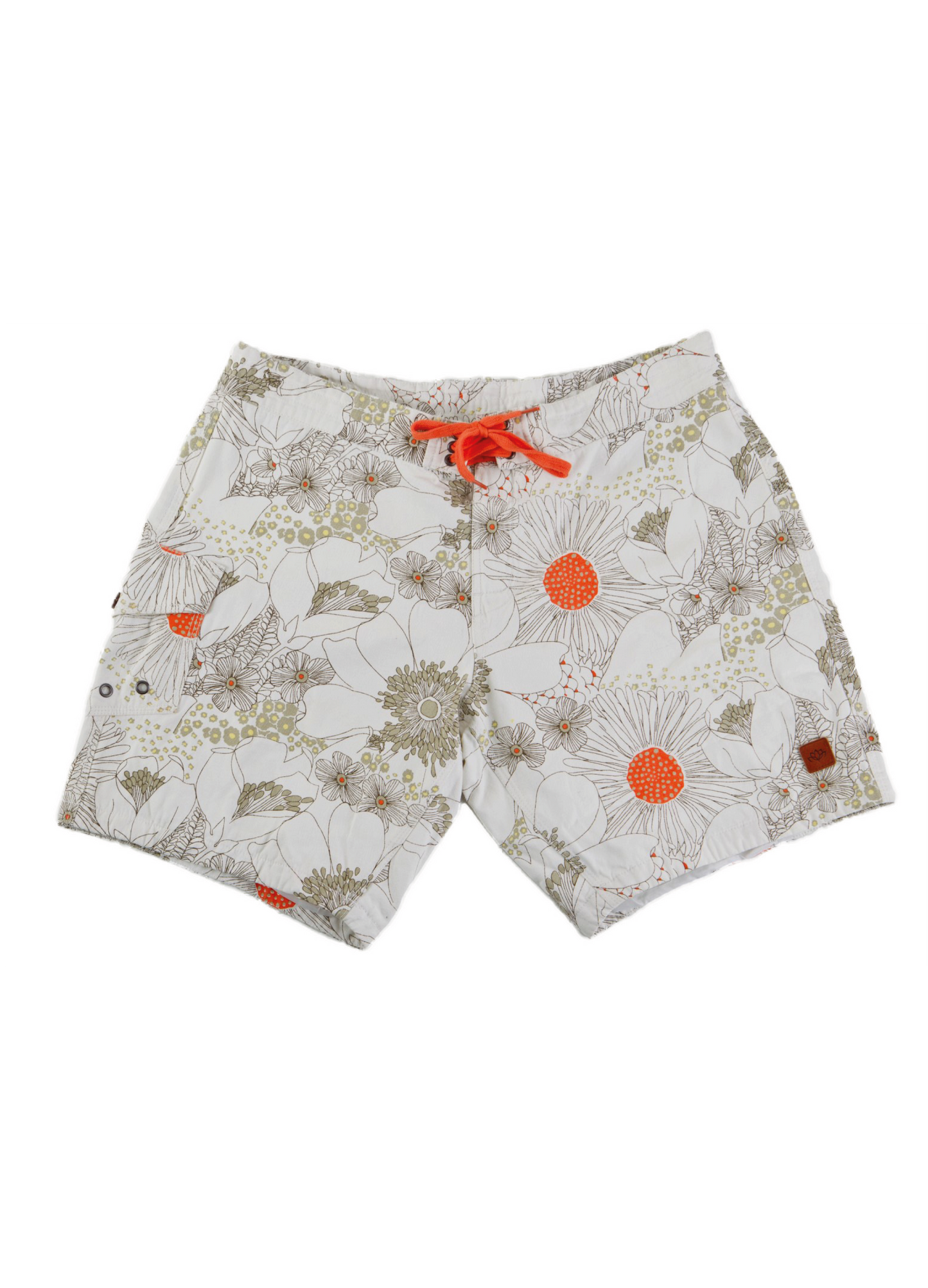 Chambray Boardshorts | White