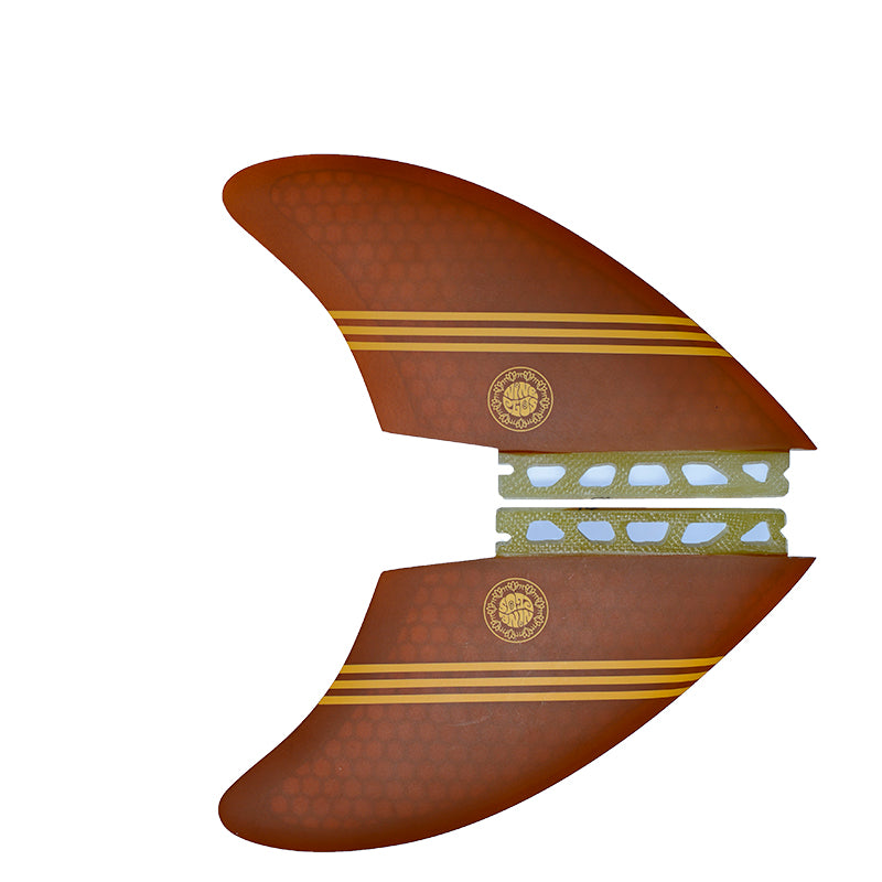 Nineplus Keel Fins K2 Template | Coffee