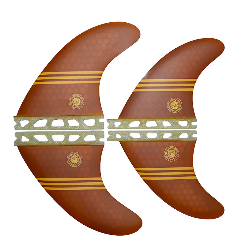 Nineplus 'Reg Corvette' Quad Fins | 4.75" + 4.05"