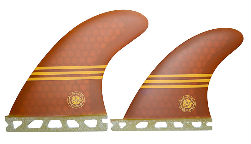 Nineplus 'Reg Corvette' Quad Fins | 4.75" + 4.05"