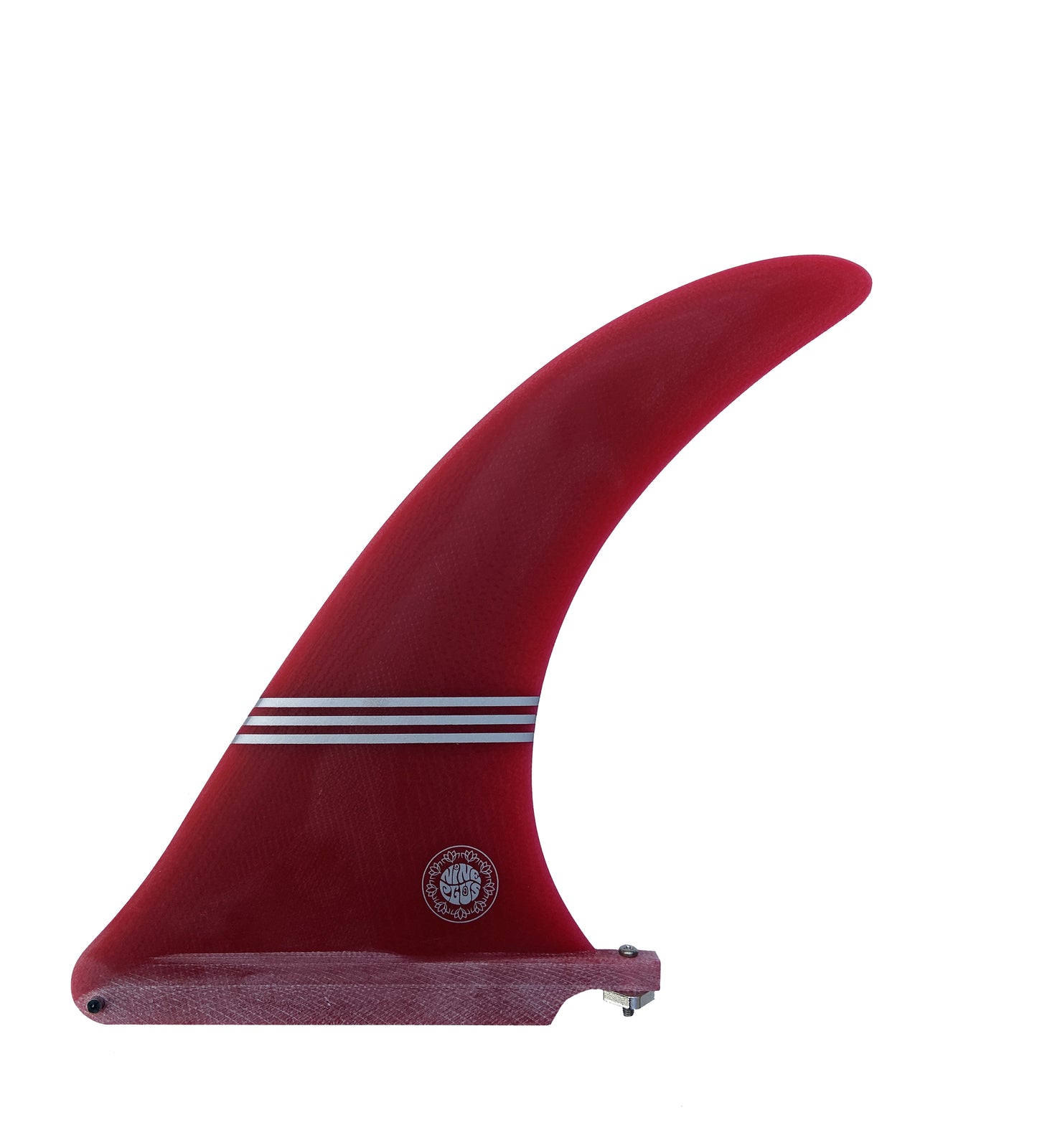 Nineplus Tribute Fin | 8" | Wine Red