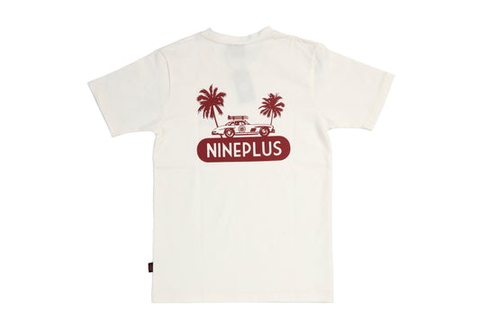 Nineplus T-Shirt | Gullwing | White | Slim Fit