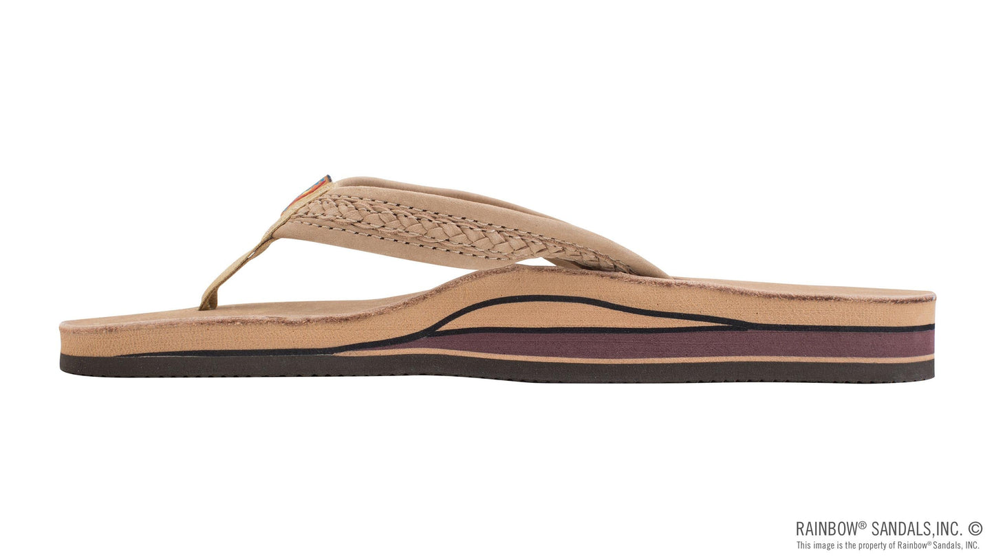 Rainbow Ladies | Willow Double Arch | Premier Leather Sandal (Sierra Brown)