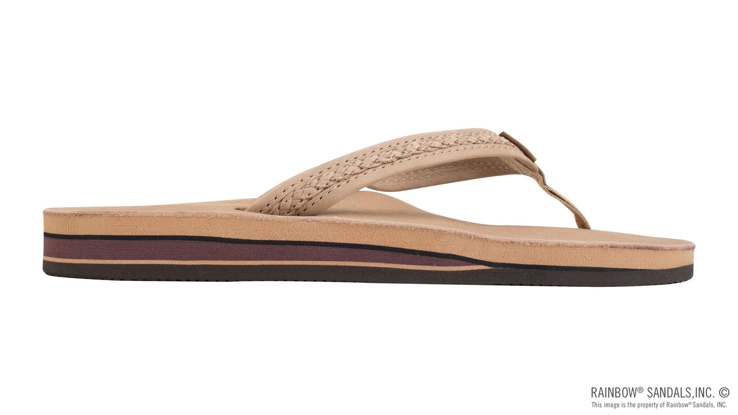 Rainbow Ladies | Willow Double Arch | Premier Leather Sandal (Sierra Brown)