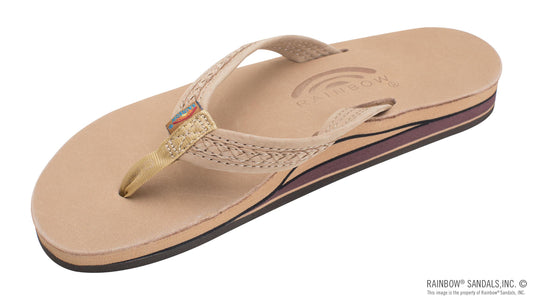 Rainbow Ladies | Willow Double Arch | Premier Leather Sandal (Sierra Brown)