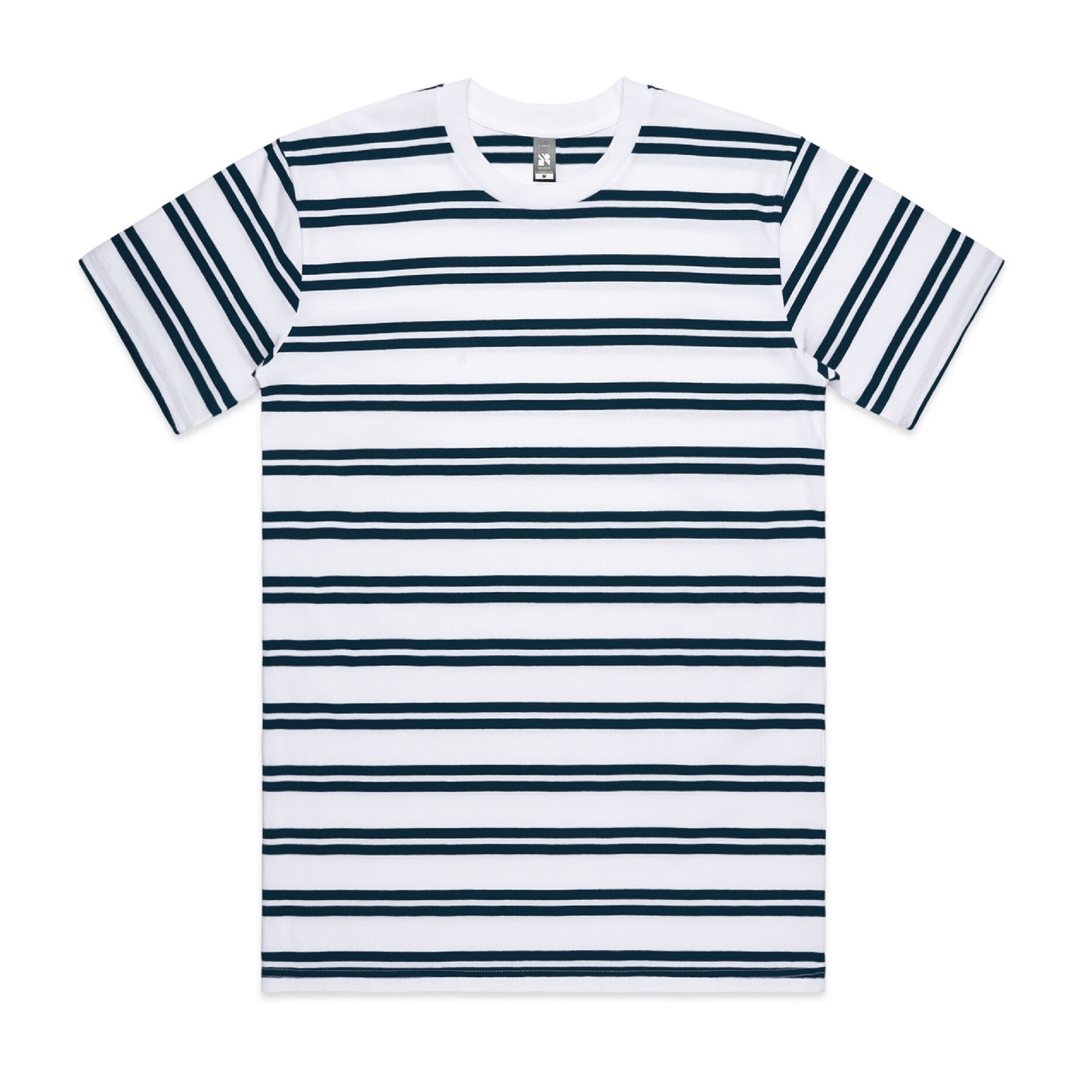 Nineplus T-Shirt | Stripe (White/Navy)